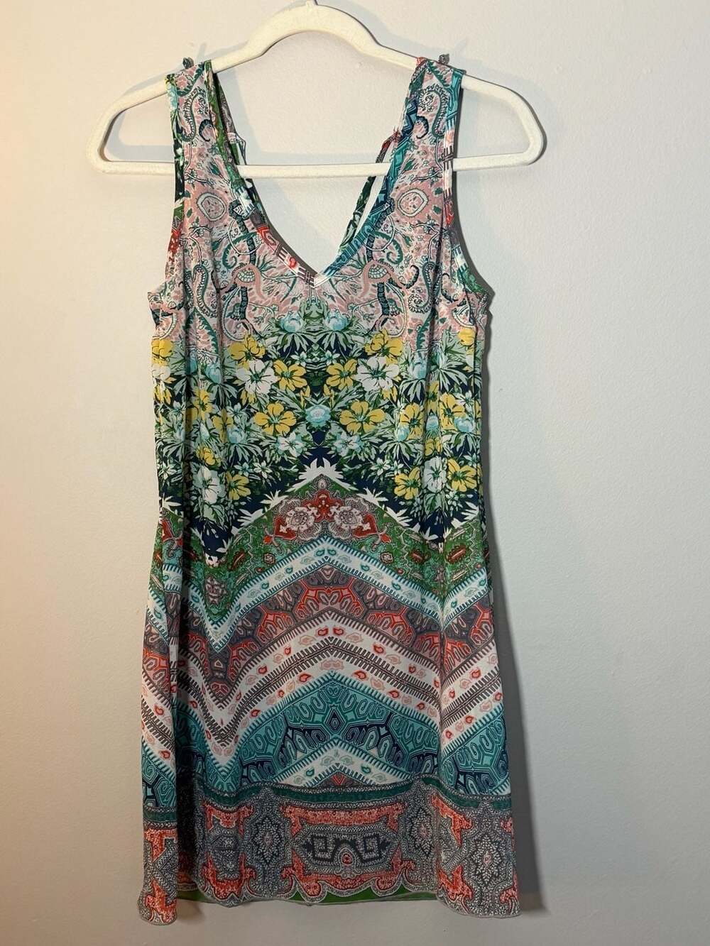 Bailey Girl Floral Paisley Print Sleeveless Dress Size M